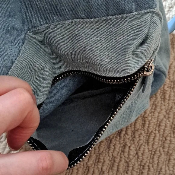 Guess Mini Denim Backpack, Light Blue - Picture 5 of 10